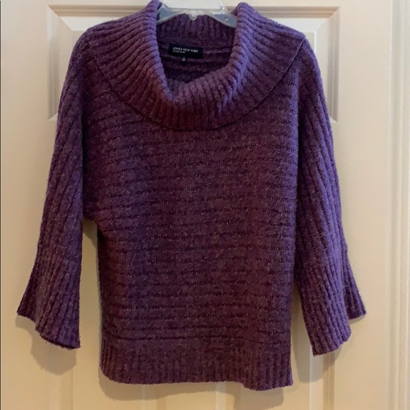 Jones New York Signature cowl sweater - Picture 1 of 4